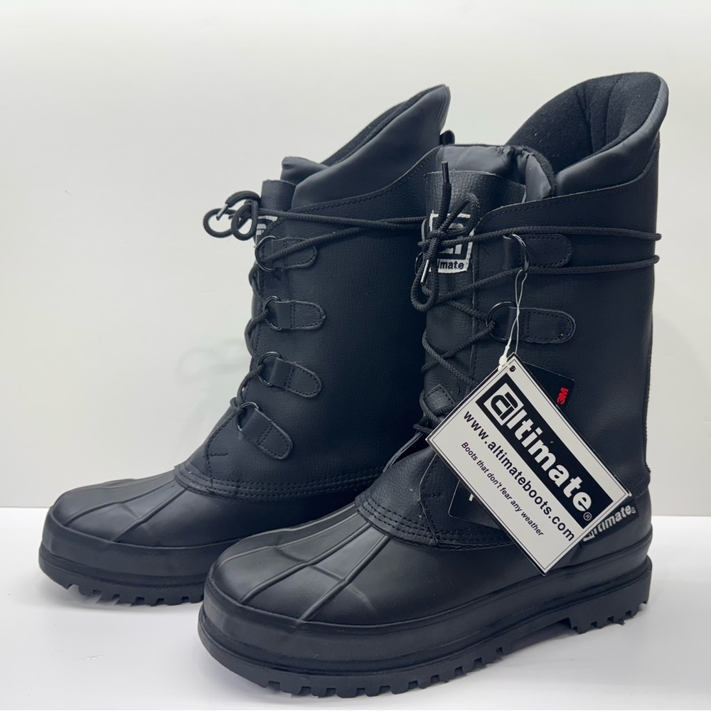 Altimate, Men’s Black Snow Pack Boots